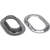 Zeilringen 42x22mm ovaal 50 stuks gegalvaniseerd professioneel