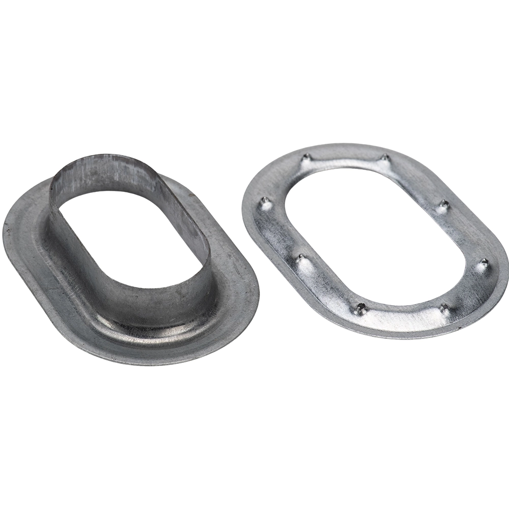 Zeilringen 42x22mm ovaal 50 stuks gegalvaniseerd professioneel