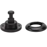 Minax doek op doek ontvanger drukknopen nylon zwart kunststof 10 stuks