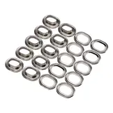 Zeilringen 17x11mm ovaal 10 stuks voor tourniquets draaisluitingen