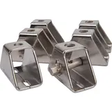 Staalkabel en katrol bevestigingsset voor harmonica schaduwdoek