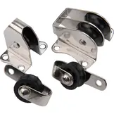 Staalkabel en katrol bevestigingsset voor harmonica schaduwdoek