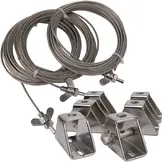 Staalkabel bevestigingsset voor harmonicadoek