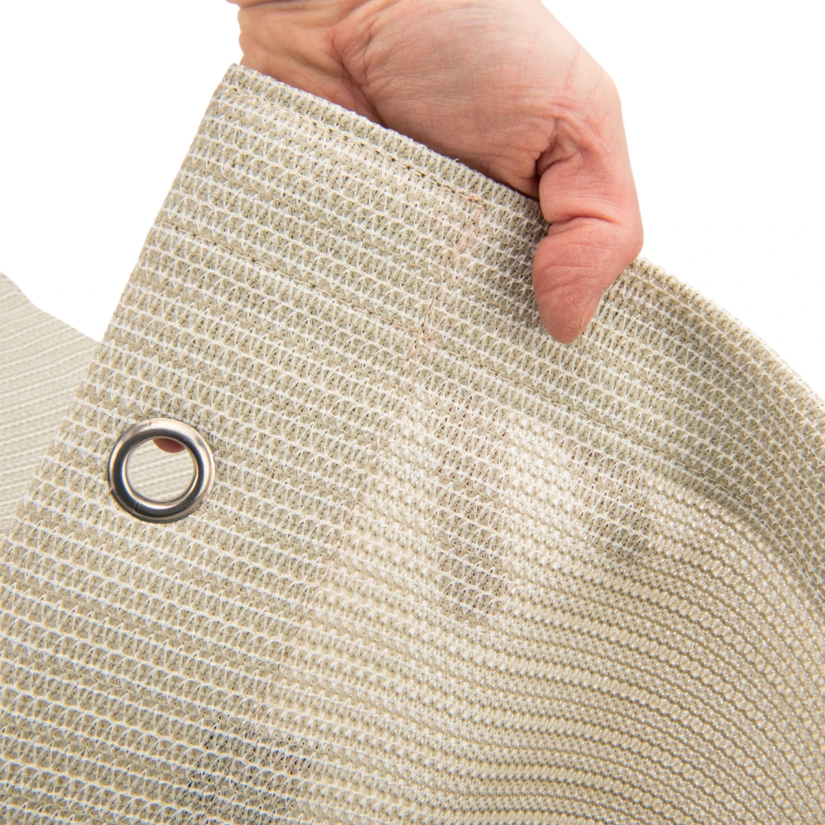 Harmonica schaduwdoek 370cm breed Sahara Sand