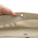 Harmonica schaduwdoek 370cm breed Sahara Sand