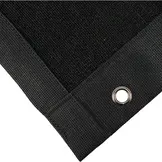 Harmonica schaduwdoek 370cm breed Carbon Black