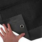 Harmonica schaduwdoek 200cm breed Carbon Black