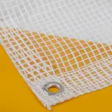 3x4 Transparant gewapend afdekzeil 200gr