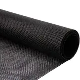 Pvc gaasdoek / meshdoek / gaasnet - 250gr Zwart - 85% windreductie - per meter