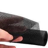 Pvc gaasdoek / meshdoek / gaasnet - 250gr Zwart - 85% windreductie - per meter