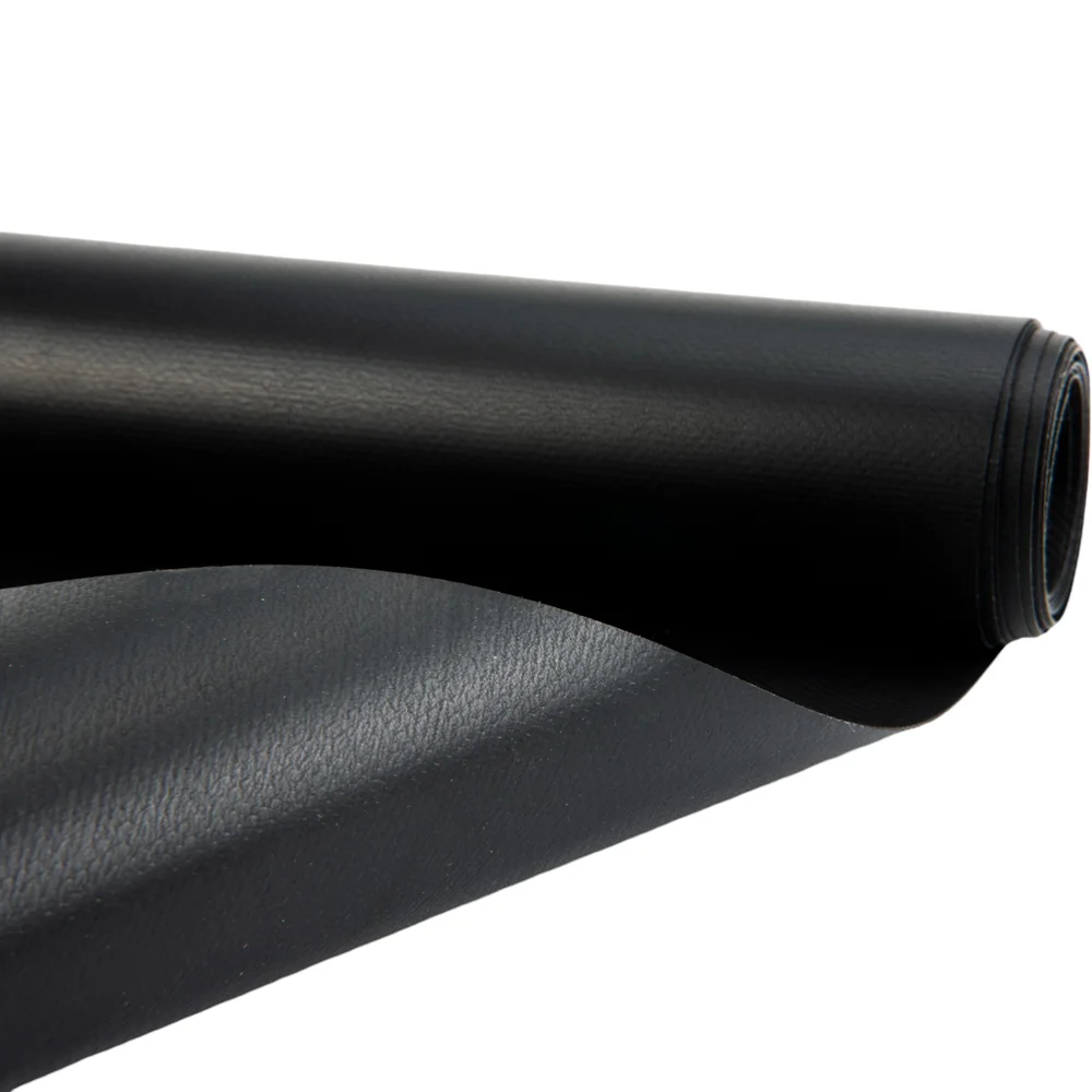 Pvc zeildoek - 650gr Zwart Canvasnerf - per meter of rol