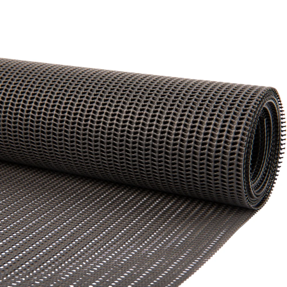 Gaasdoek Pvc - 340gr Grijs - 80% windreductie - per meter of rol