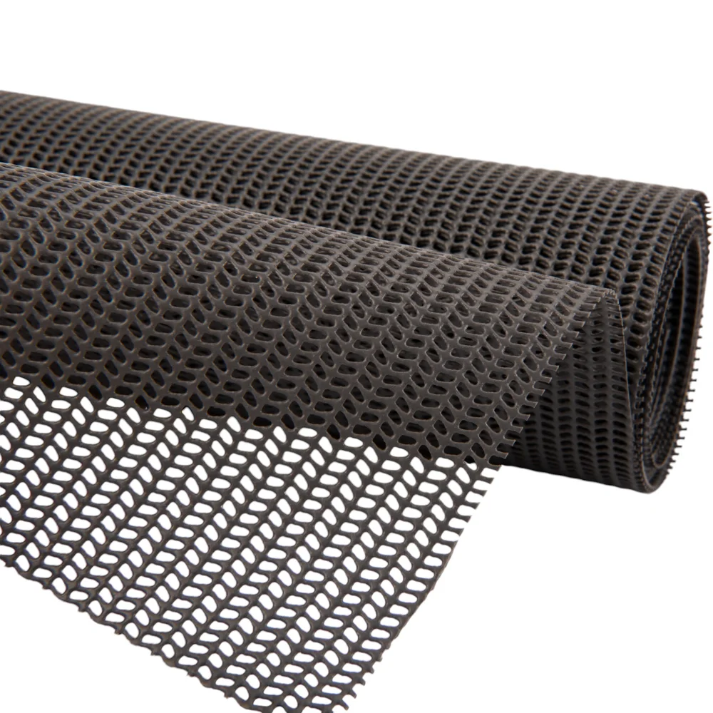 Gaasdoek Pvc - 340gr Grijs - 80% windreductie - per meter of rol