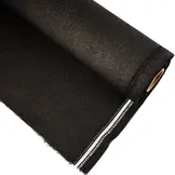 Winddoek op rol 150 cm 180g/m2 zwart fijnmazig