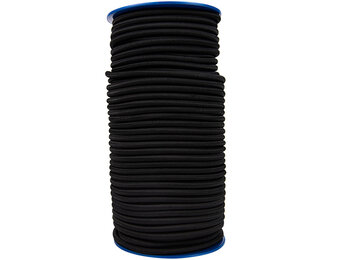 Elastisch koord 12mm zwart