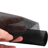 Pvc gaasdoek / meshdoek / gaasnet - 250gr Zwart - 75% windreductie - per meter