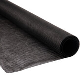 Pvc gaasdoek / meshdoek / gaasnet - 250gr Zwart - 75% windreductie - per meter