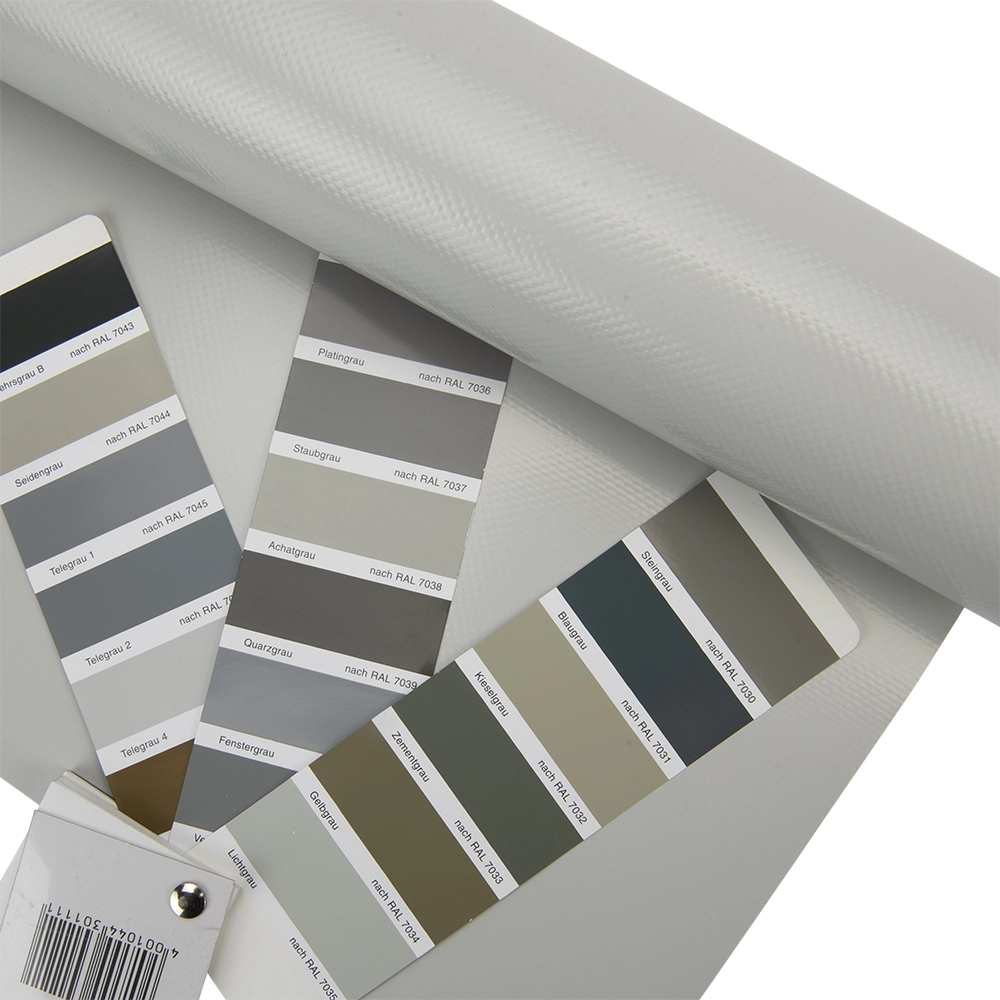 Pvc zeildoek - 900gr Panama Lichtgrijs 7035 vrachtwagenzeil - per meter