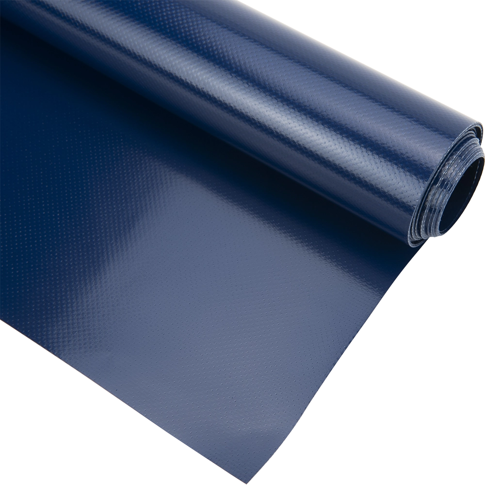 Pvc zeildoek - 900gr Panama Kobaltblauw 5013 vrachtwagenzeil - per meter