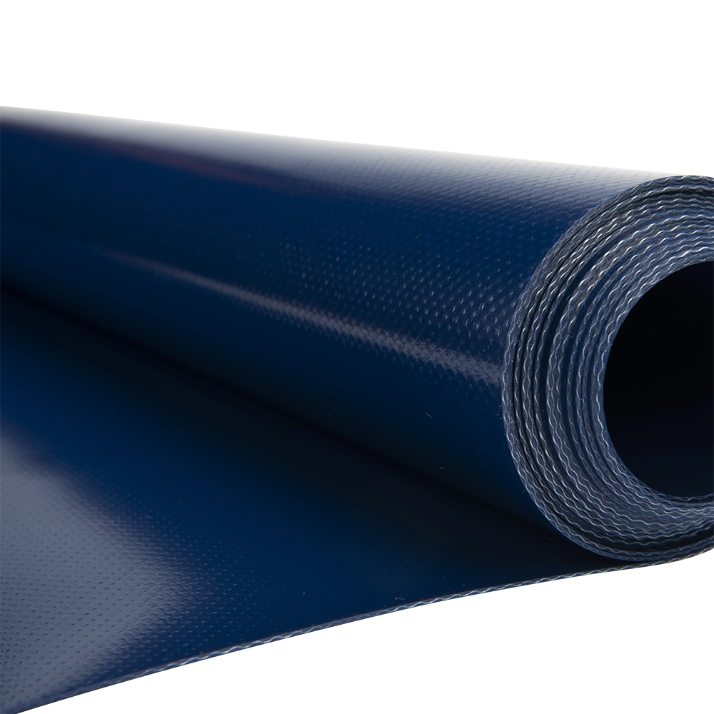 Pvc zeildoek - 900gr Panama Kobaltblauw 5013 vrachtwagenzeil - per meter