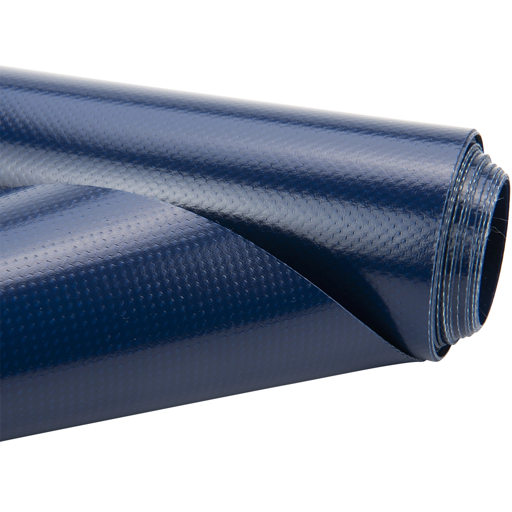 Pvc zeildoek - 900gr Panama Kobaltblauw 5013 vrachtwagenzeil - per meter