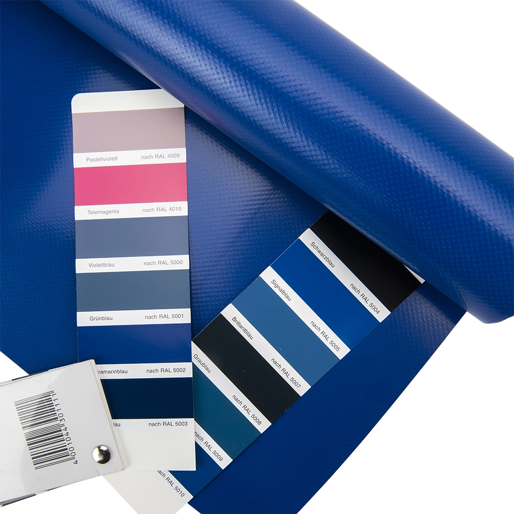 Pvc zeildoek - 900gr Panama Ultramarijn Blauw 5002 vrachtwagenzeil - per meter