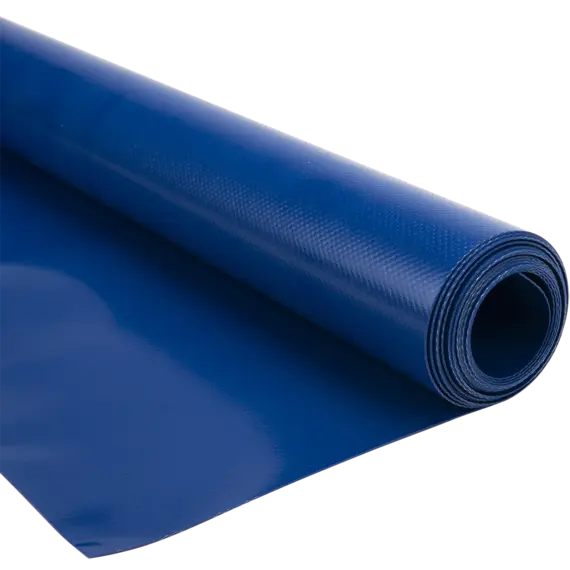 PVC zeildoek per strekkende meter van de rol 650 gr/m2