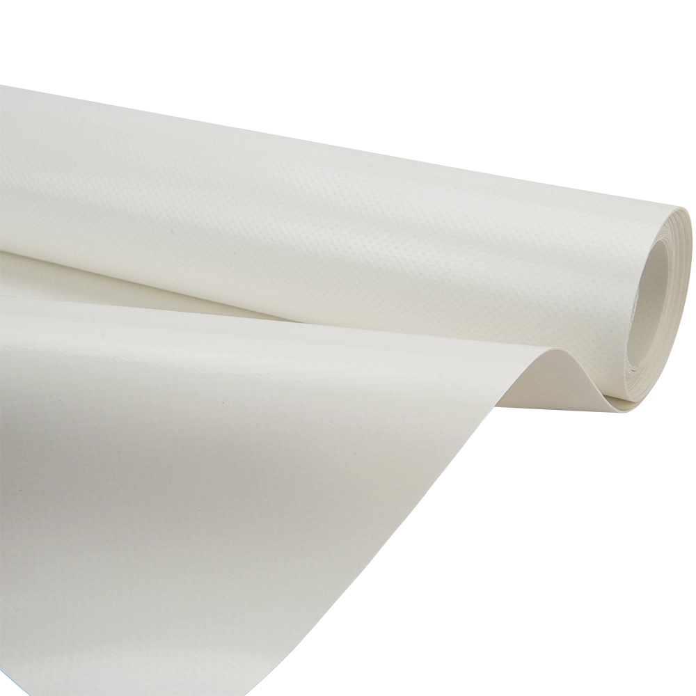 Pvc zeildoek - 900gr Panama Signaal Wit 9003 vrachtwagenzeil - per meter