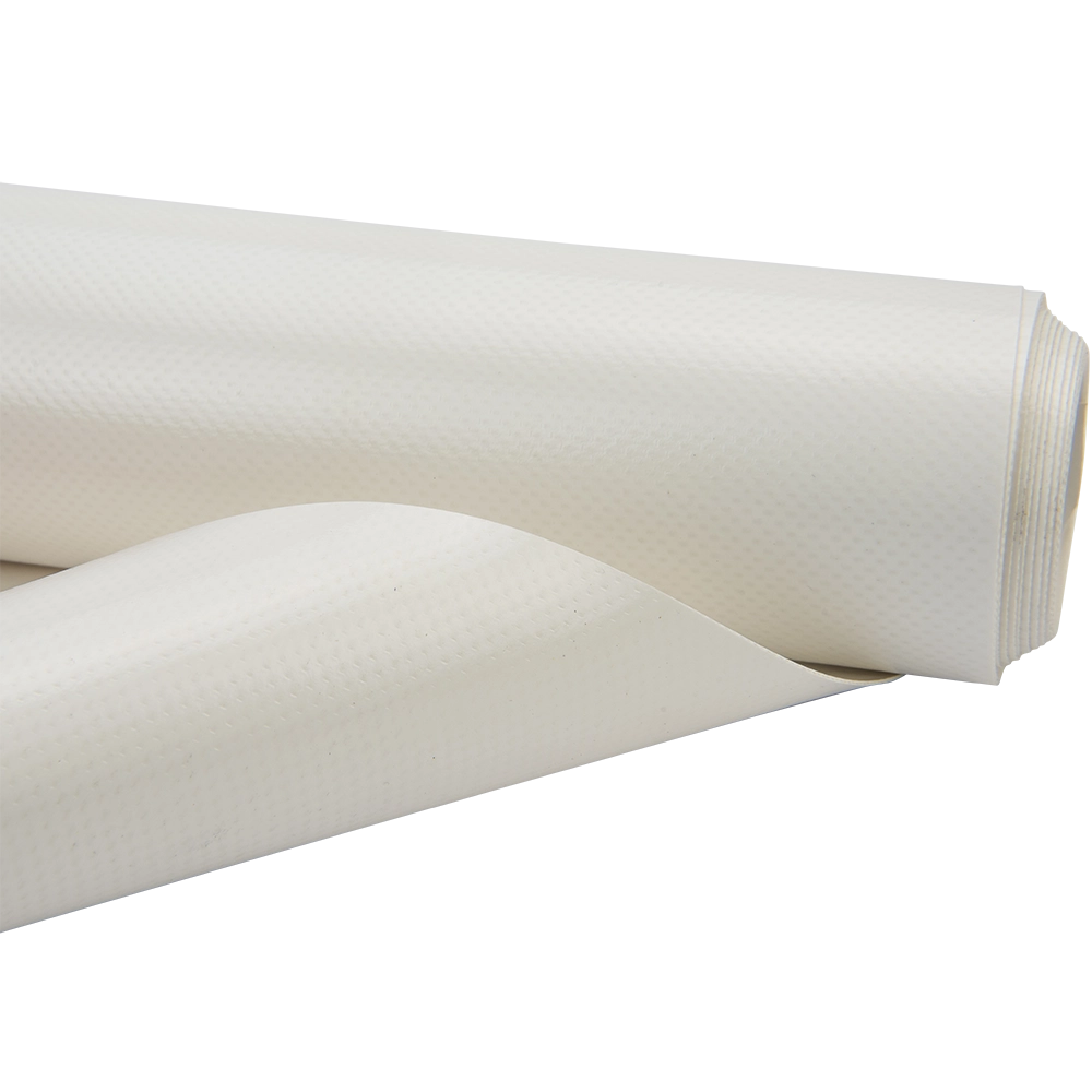 Pvc zeildoek - 900gr Panama Signaal Wit 9003 vrachtwagenzeil - per meter