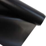 Pvc zeildoek - 650gr Zwart 9005 Mat - per meter of rol