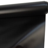 Pvc zeildoek - 650gr Zwart 9005 Mat - per meter of rol