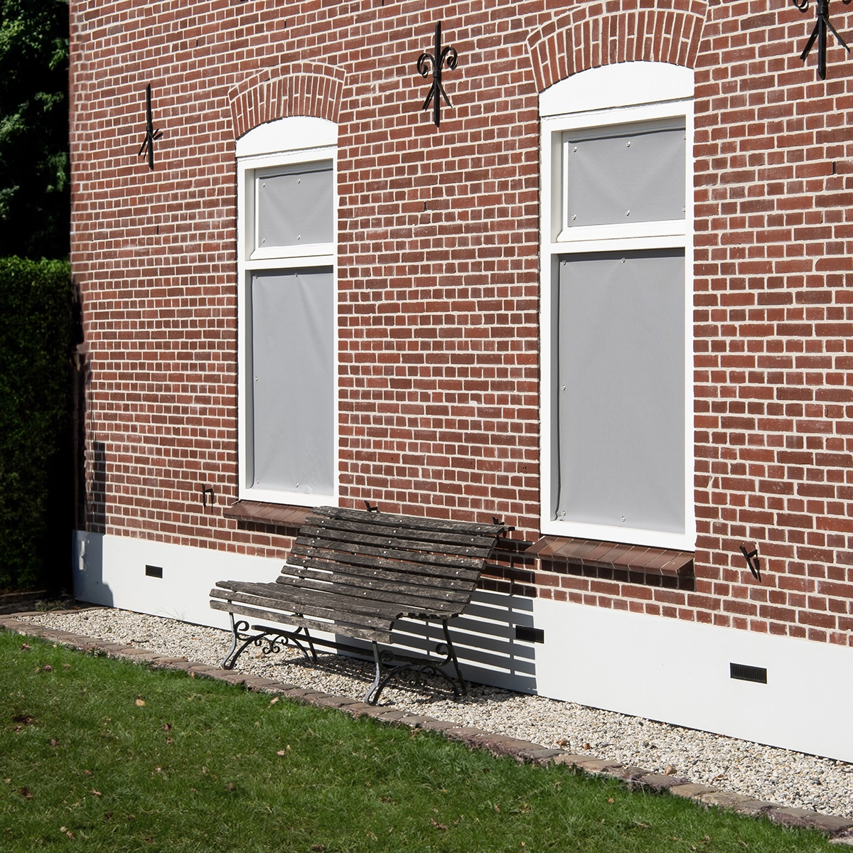 Screendoek Wit 13% - per meter van de rol