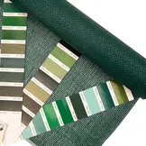 Pvc gaasdoek / meshdoek / gaasnet - 250gr Groen - 85% windreductie - per meter