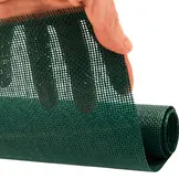 Pvc gaasdoek / meshdoek / gaasnet - 250gr Groen - 85% windreductie - per meter