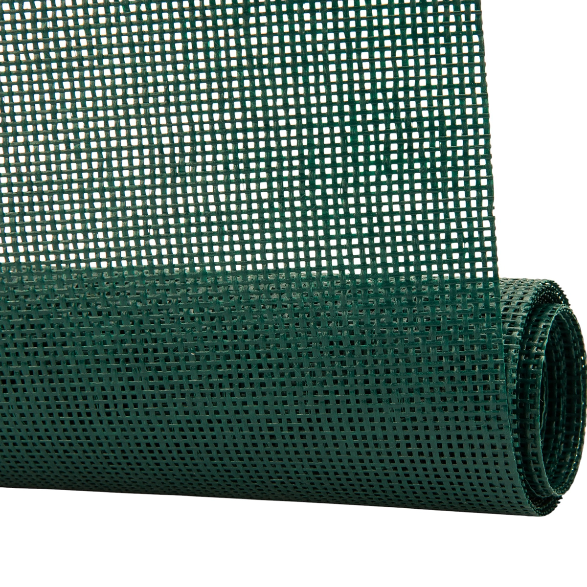 Pvc gaasdoek / meshdoek / gaasnet - 250gr Groen - 85% windreductie - per meter