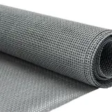 Pvc gaasdoek / meshdoek / gaasnet - 250gr Grijs - 85% windreductie - per meter