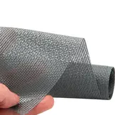 Pvc gaasdoek / meshdoek / gaasnet - 250gr Grijs - 85% windreductie - per meter