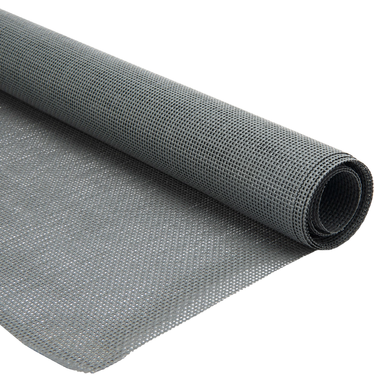 Pvc gaasdoek / meshdoek / gaasnet - 250gr Grijs - 85% windreductie - per meter