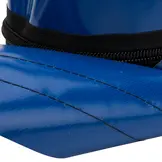 Rits in pvc gestikt 250cm blauw Kroko lijmbaar voor verandazeil