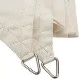 Schaduwdoek 5x5x7,1 driehoek 90 graden Artic White