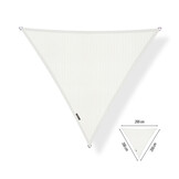 Schaduwdoek 2x2x2 driehoek gelijkzijdig Arctic white