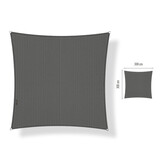 Schaduwdoek 3x3 vierkant Cool grey
