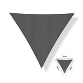 Schaduwdoek 3x3x3 driehoek gelijkzijdig Cool grey