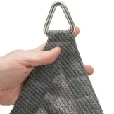 Schaduwdoek 5x5 vierkant Cool grey