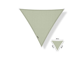 Schaduwdoek 4x4x4 driehoek gelijkzijdig Moonstone Green