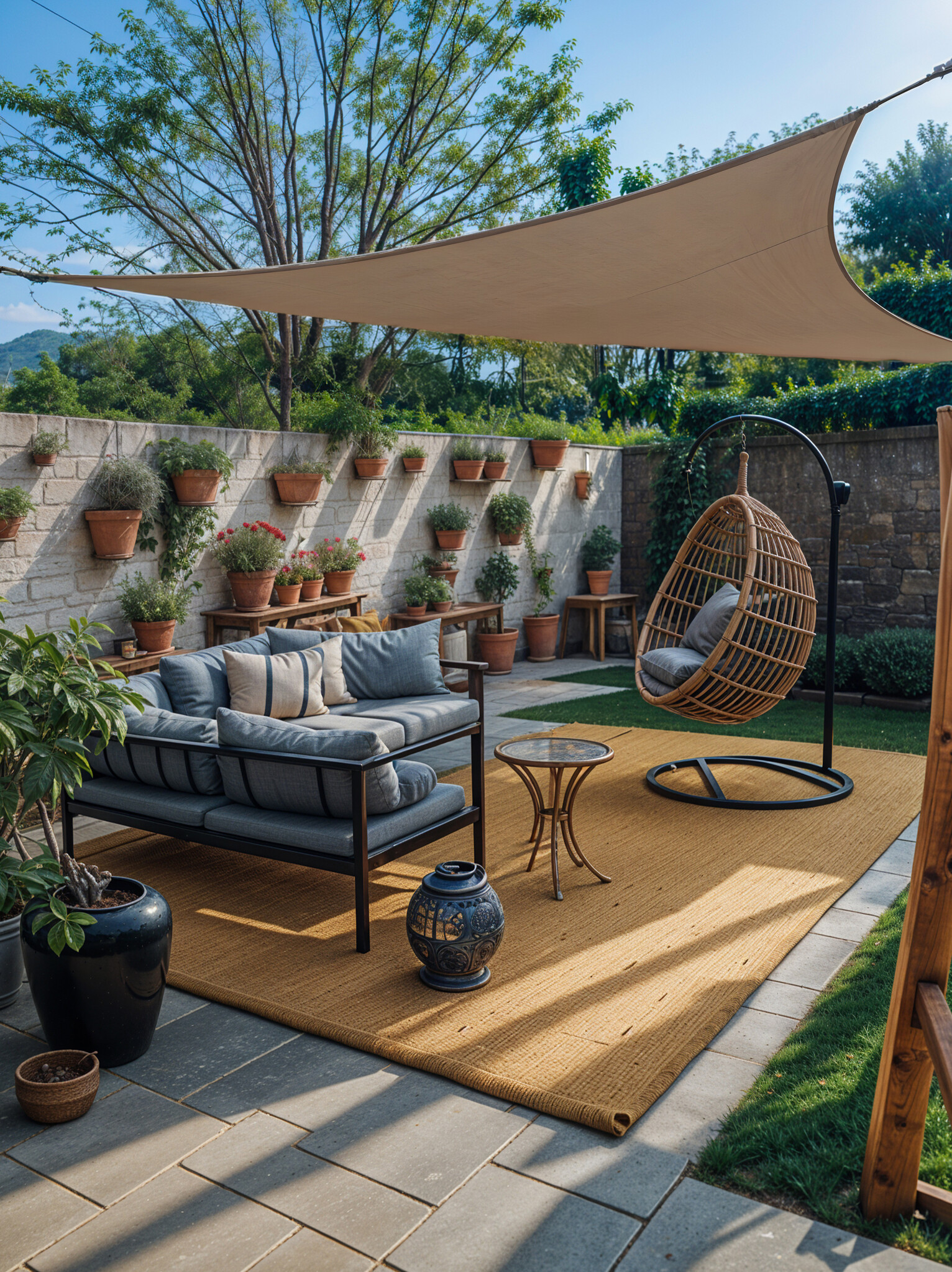 Schaduwdoek 3x4 rechthoek Sahara sand