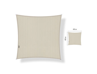 Schaduwdoek 4x4 vierkant Sahara sand