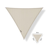 Schaduwdoek driehoek gelijkzijdig 3x3x3 Sahara sand