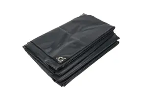 3x6 Afdekzeil PVC 450gr antraciet