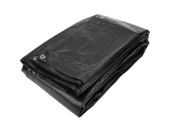 3x6 zwart 170gr PE afdekzeil